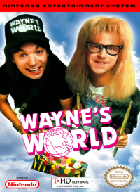 Wayne's World NES US box art