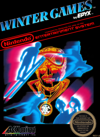 Winter Games NES  box art