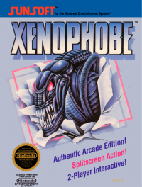 Xenophobe NES US box art