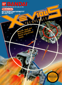 Xevious PAL NES PAL box art