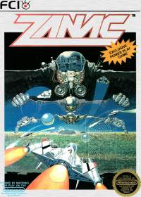 Zanac NES US box art