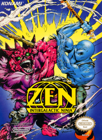 Zen Intergalactic Ninja PAL NES PAL box art