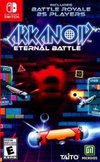 Arkanoid Eternal Battle PAL Nintendo Switch PAL box art