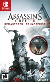 Assassin's Creed III Remastered Nintendo Switch  box art