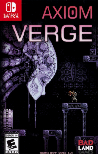 Axiom Verge Nintendo Switch box art