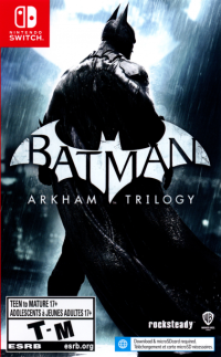 Batman: Arkham Trilogy Nintendo Switch  box art