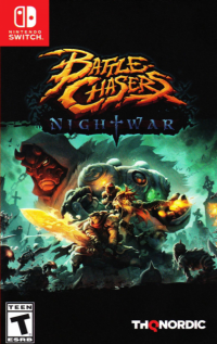 Battle Chasers Nightwar Nintendo Switch US box art