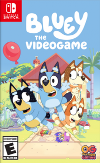 Bluey: The Videogame Nintendo Switch box art