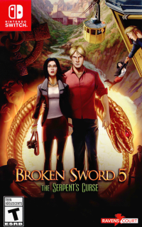 Broken Sword 5 The Serpent's Curse Nintendo Switch US box art
