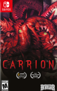 Carrion Nintendo Switch US box art