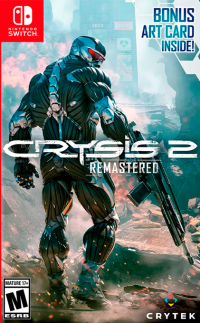 Crysis 2 Remastered Nintendo Switch US box art