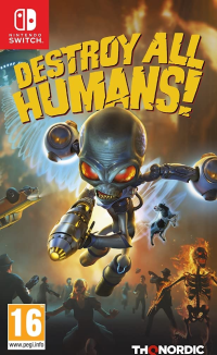 Destroy All Humans Nintendo Switch  box art