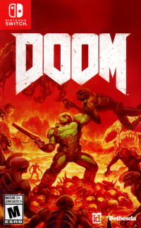 Doom Nintendo Switch US box art