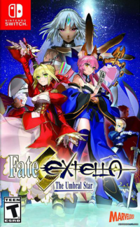Fate/Extella: The Umbral Star PAL Nintendo Switch  box art