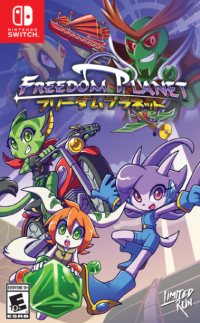 Freedom Planet Nintendo Switch US box art