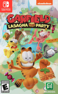 Garfield Lasagna Party Nintendo Switch US box art