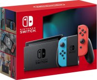 Joy-Con Neon Blue Nintendo Switch US box art