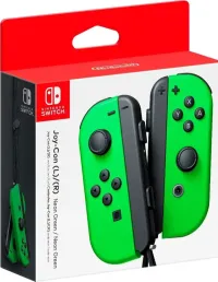 Joy-Con Neon Green Nintendo Switch US box art