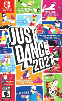 Just Dance 2021 Nintendo Switch US box art