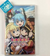 Konosuba: God's Blessing on This Wonderful World! Love for These Clothes of Desire Nintendo Switch US box art
