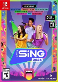 Let's Sing 2026 With 2 Mics Nintendo Switch US box art