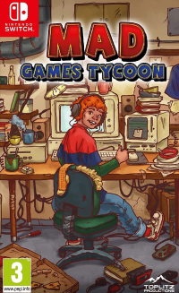 Mad Games Tycoon PAL Nintendo Switch PAL box art