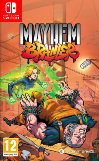 Mayhem Brawler PAL Nintendo Switch PAL box art
