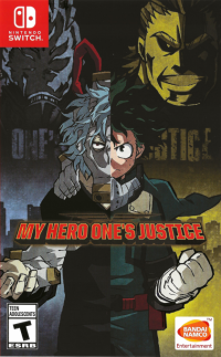 My Hero One's Justice Nintendo Switch US box art