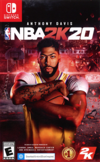 NBA 2K20 Nintendo Switch US box art