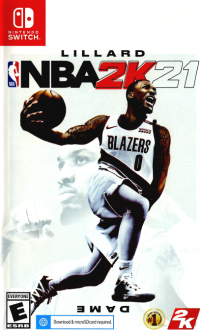 NBA 2K21 Nintendo Switch US box art
