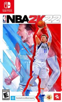 NBA 2K22 Nintendo Switch US box art