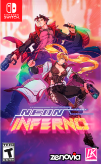 Neon Inferno Nintendo Switch US box art