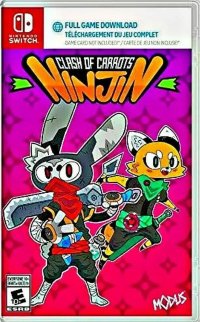 NinJin Clash of Carrots Nintendo Switch box art
