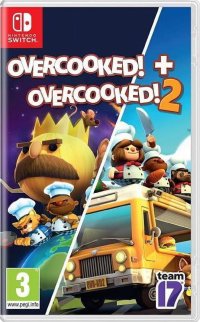 Overcooked + Overcooked 2 Nintendo Switch US box art