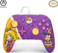 PowerA Enhanced Wired Controller Princess Peach Nintendo Switch US box art
