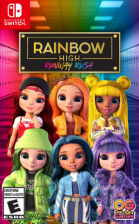 Rainbow High: Runway Rush PAL Nintendo Switch PAL box art
