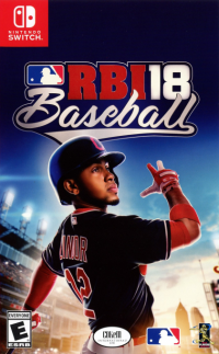 RBI Baseball 18 Nintendo Switch US box art