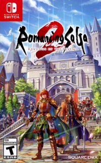 Romancing SaGa 2: Revenge Of The Seven PAL Nintendo Switch PAL box art