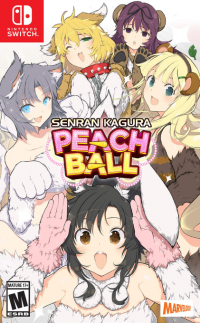 Senran Kagura Peach Ball Nintendo Switch  box art