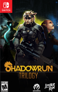Shadowrun Trilogy Nintendo Switch US box art