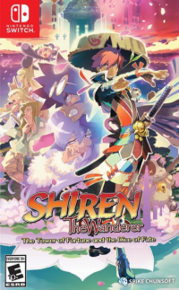 Shiren the Wanderer: The Tower of Fortune and the Dice of Fate JP Nintendo Switch  box art