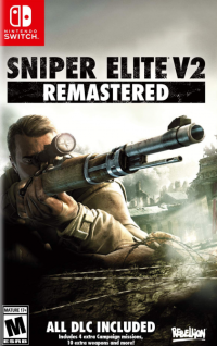 Sniper Elite V2 Remastered Nintendo Switch US box art