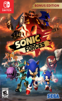 Sonic Forces PAL Nintendo Switch PAL box art