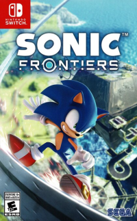 Sonic Frontiers PAL Nintendo Switch PAL box art