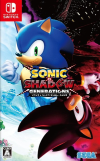 Sonic X Shadow Generations PAL Nintendo Switch  box art