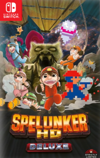 Spelunker HD Deluxe PAL Nintendo Switch PAL box art