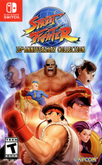 Street Fighter 30th Anniversary Collection Nintendo Switch US box art