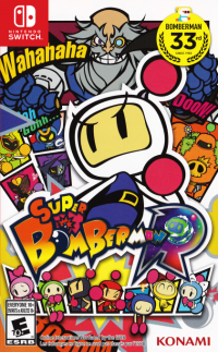 Super Bomberman R PAL Nintendo Switch  box art