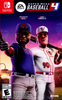 Super Mega Baseball 4 Nintendo Switch US box art