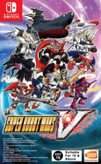 Super Robot Wars V Nintendo Switch US box art